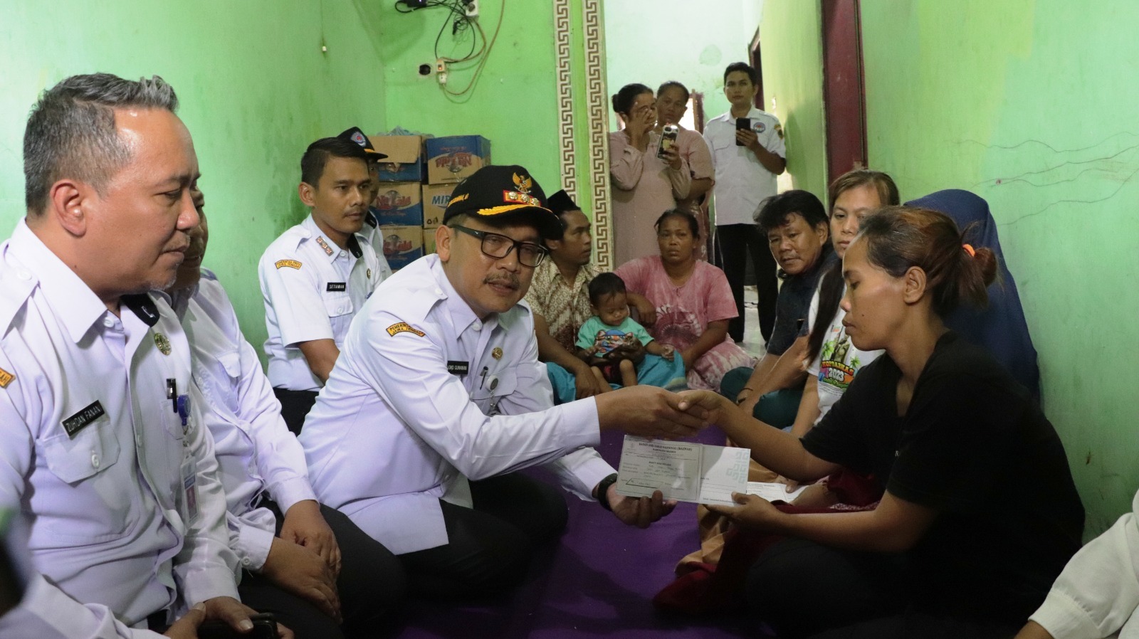 Pj Bupati Brebes Sampaikan Belasungkawa kepada Keluarga ABK Tenggelam